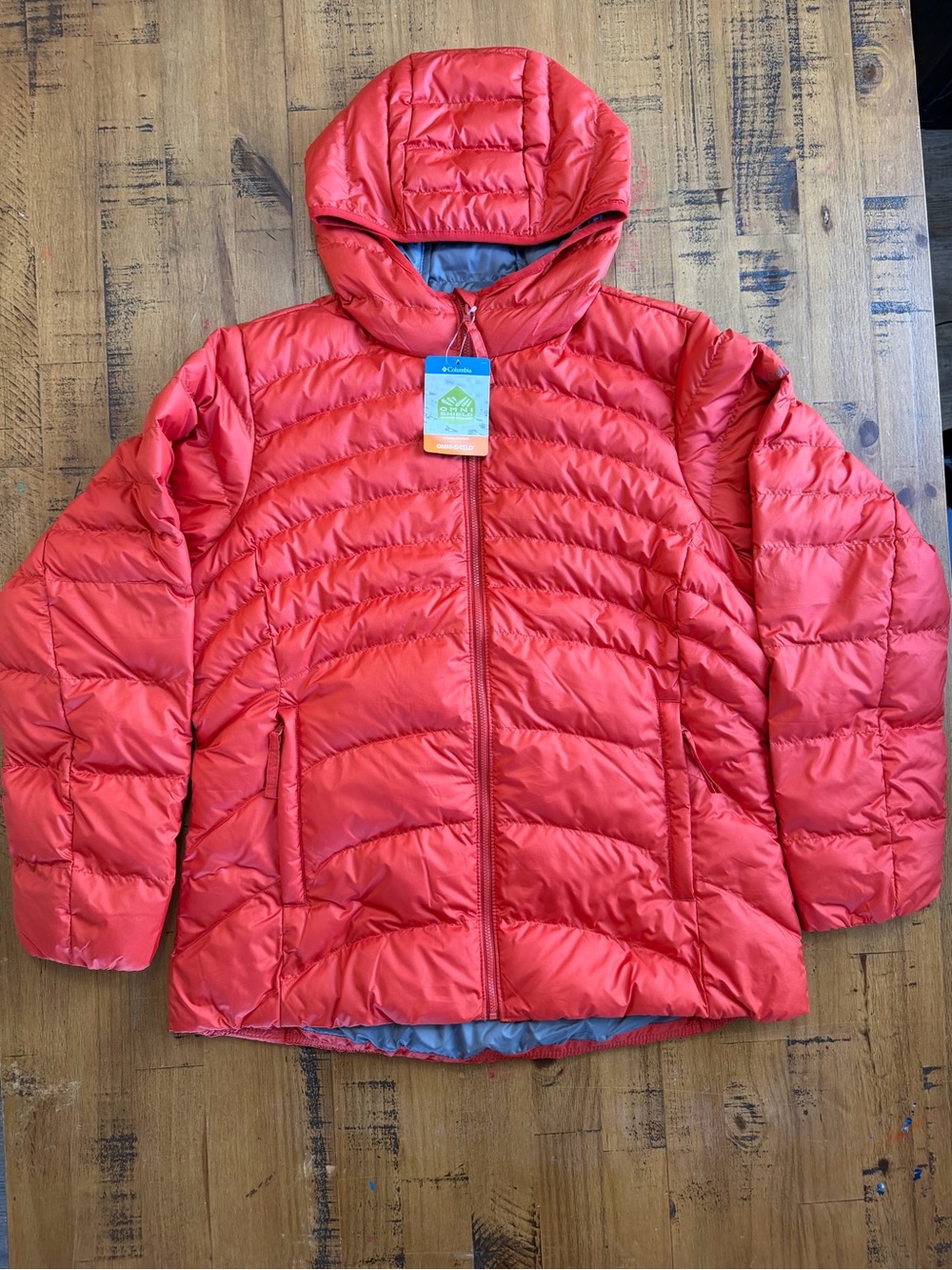 Columbia Women’s Drifter’s Mountain EXS Jacket Large Coral/Salmon color - Picture 2 of 5